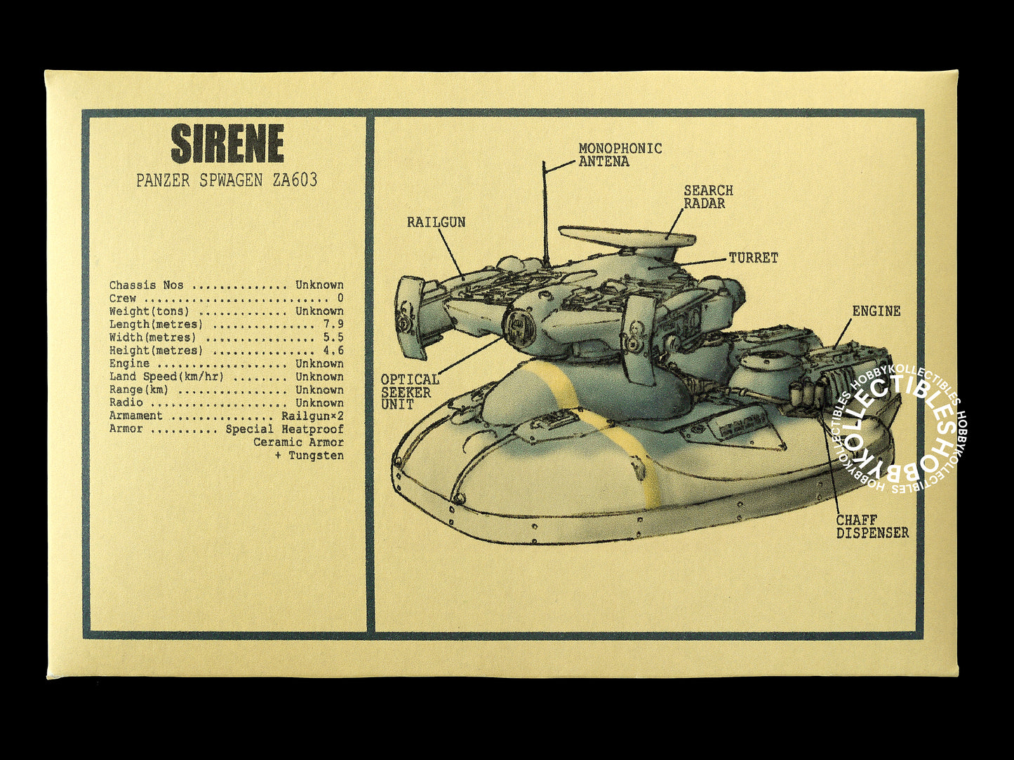 Ma.K Tenbowkissa SF3D 1/76 Mecha Sirene Resin Model Kit