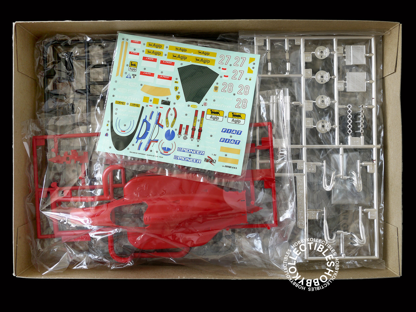 Rosso Vintage 1/24 Ferrari F643 Japan GP F1 Model Kit