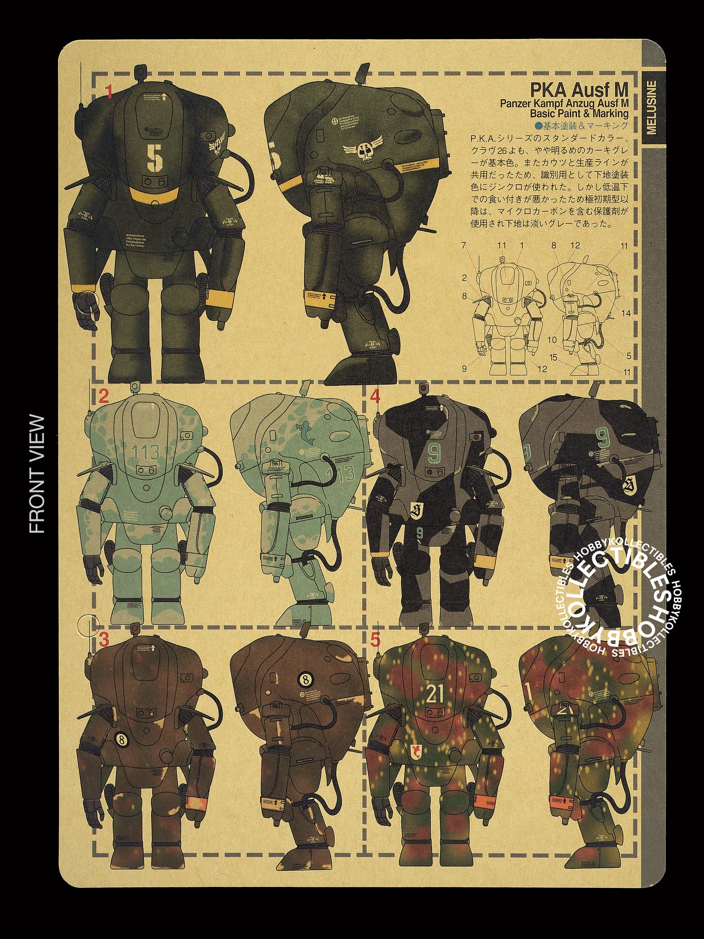 Ma.K SF3D Modelkasten Vintage 1/20 Melusine Resin TransKit