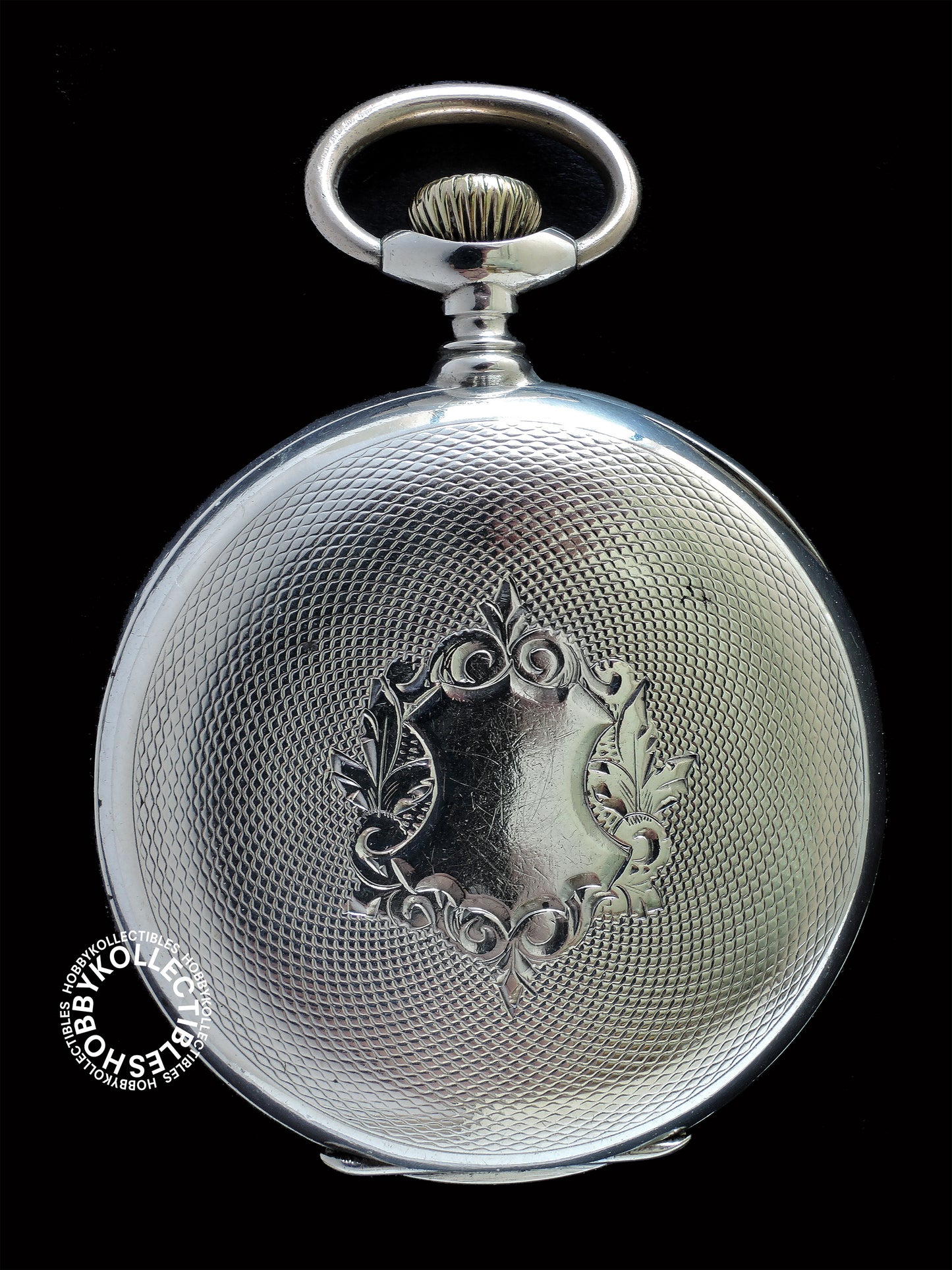 Elgin Silver Open Face Fancy Dial Lever Pocket Watch(RE-CASE)