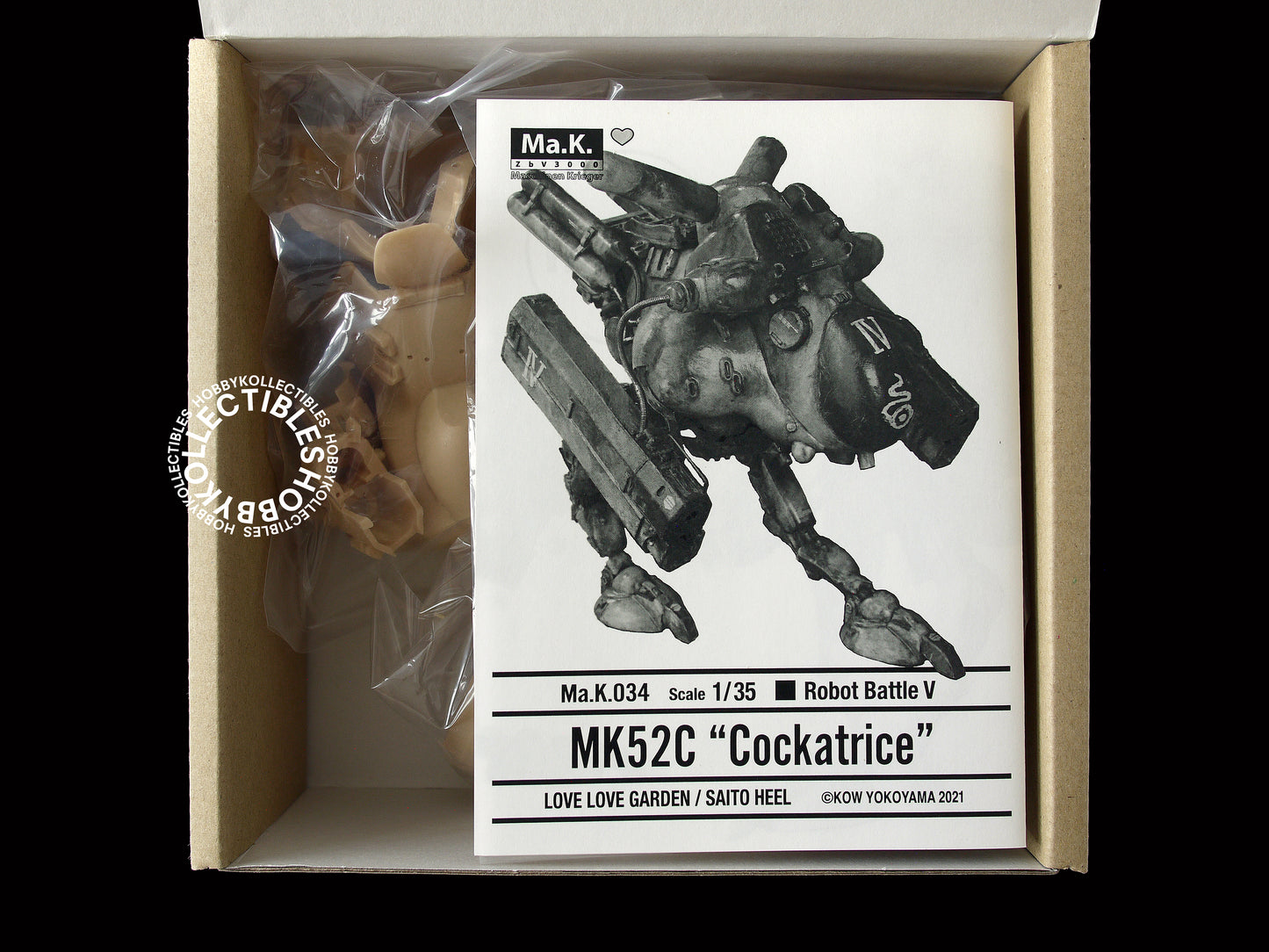 Ma.K Love Love Garden 1/35 Robot Battle V Cockatrice Resin Model kit