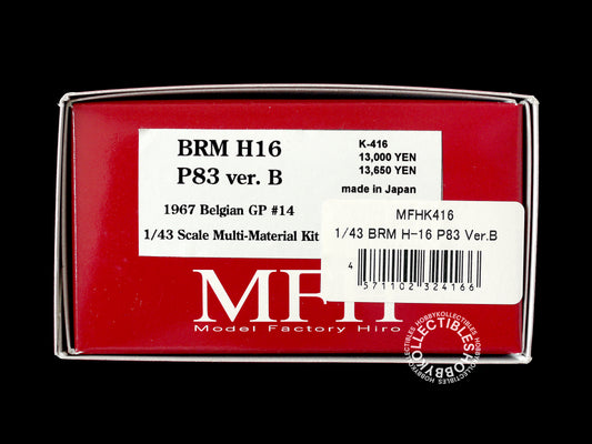 MFH 1/43 F1 BRM H16 P83 ver.B Metal Model Kit K-416
