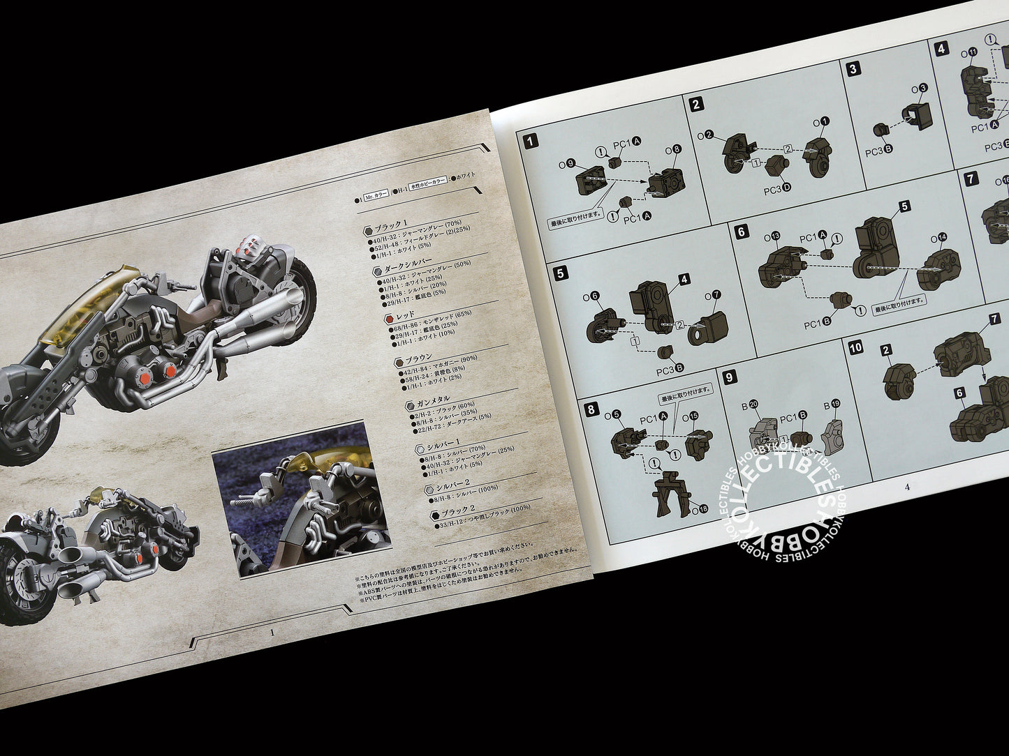 Kotobukiya 1/24 Hexa Gear Rex Bandit Wheel Plastic Model Kit