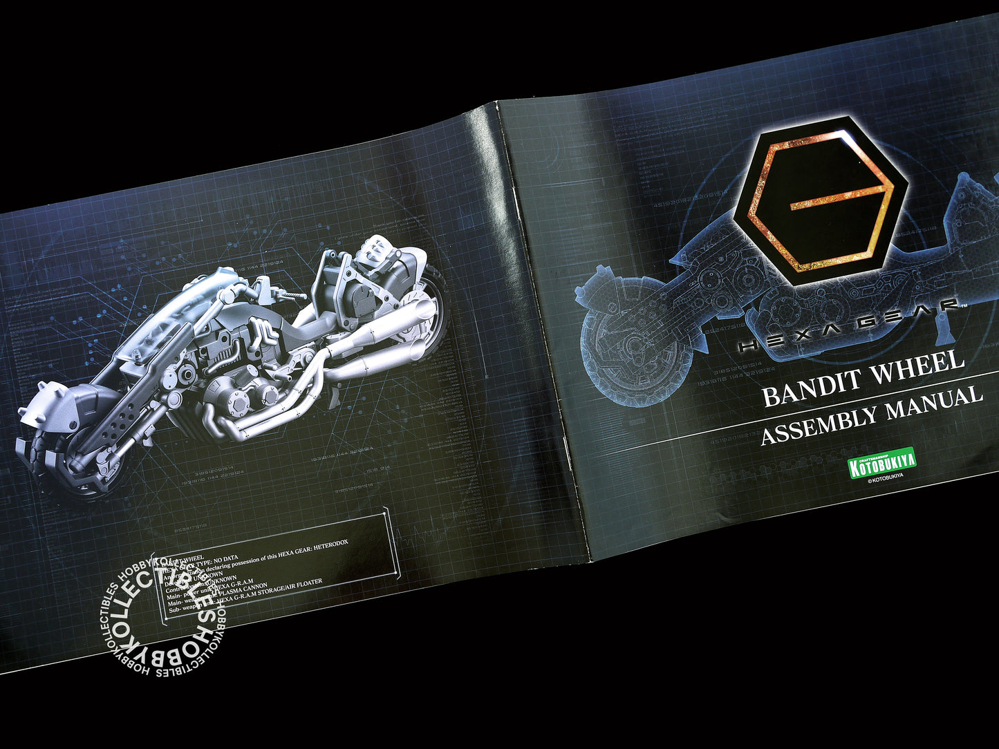 Kotobukiya 1/24 Hexa Gear Rex Bandit Wheel Plastic Model Kit