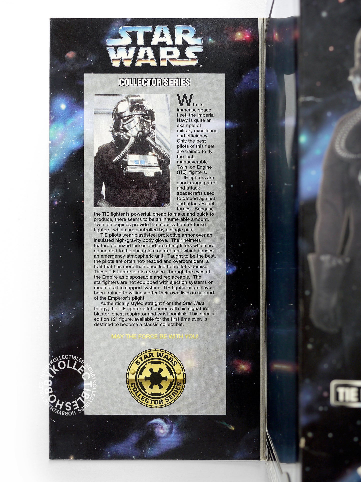 Lot of 2 Vintage Kenner Star Wars Tie Fighter Pilot & Boba Fett 12" Action Figure