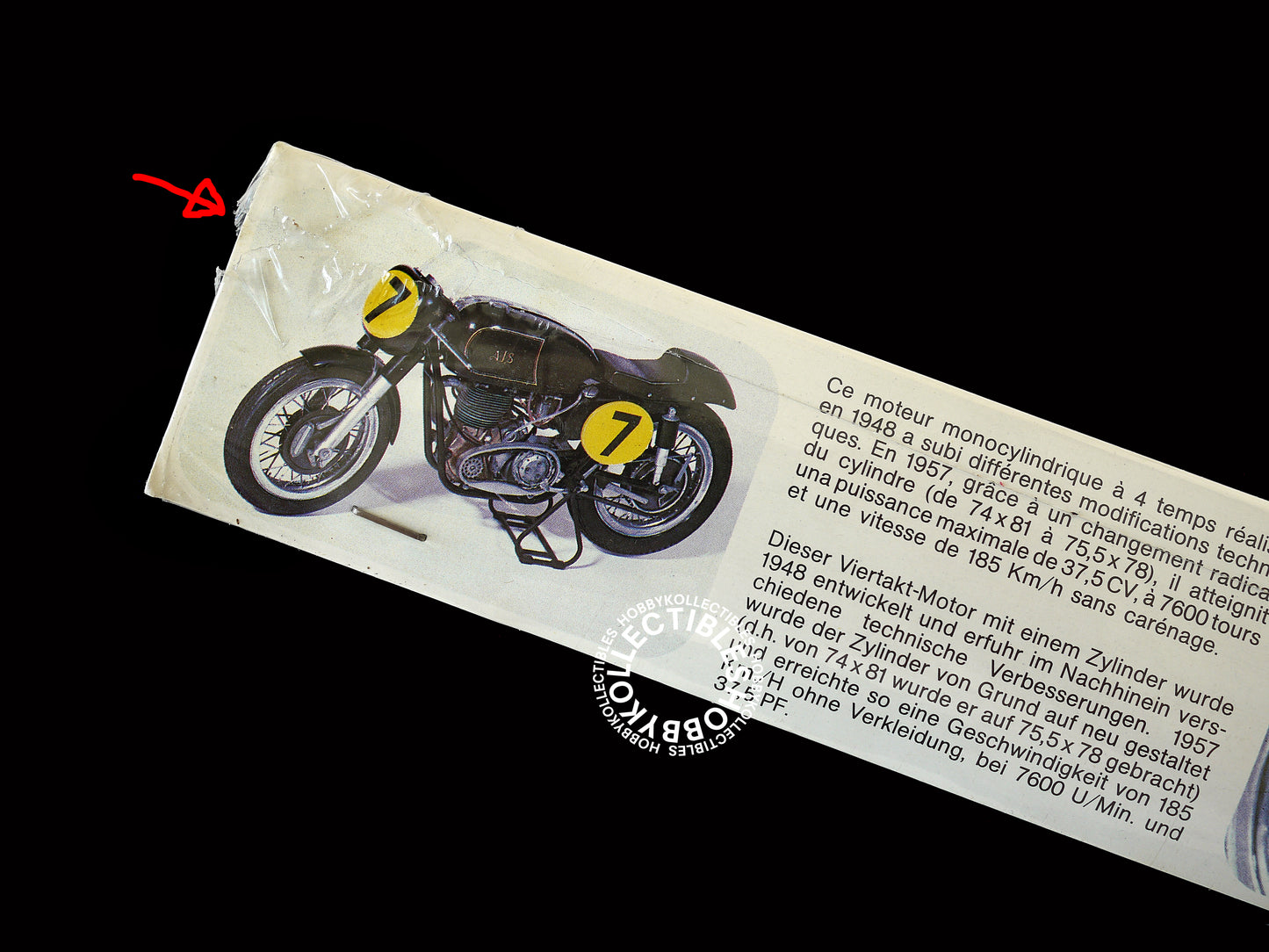 (SOLD) Protar Vintage 1/9 AJS 7R Mod.153 Metal Parts Factory Sealed