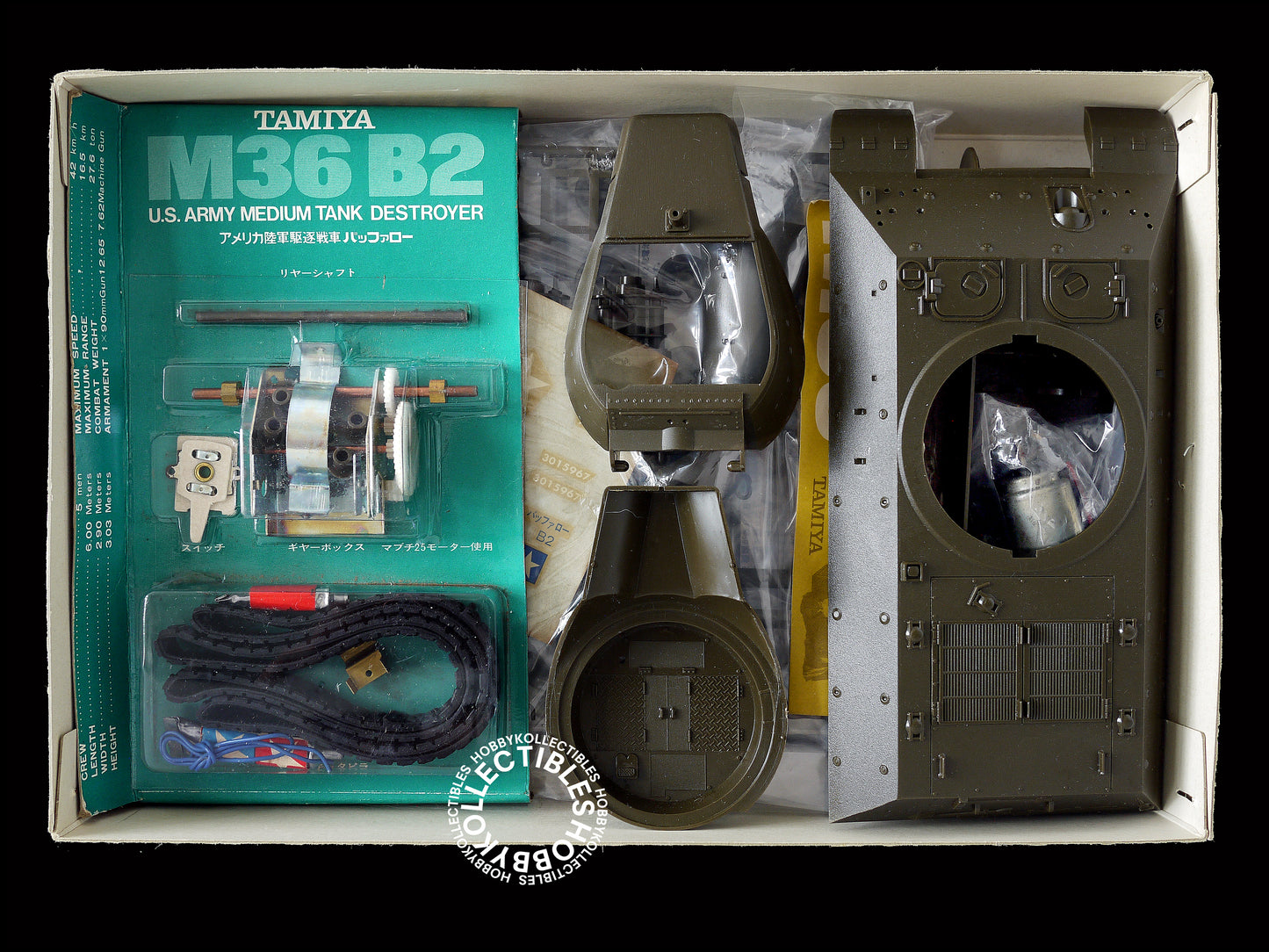 Tamiya Mokei Vintage 1/35 US M36 B2 Tank MT122 Model Kit