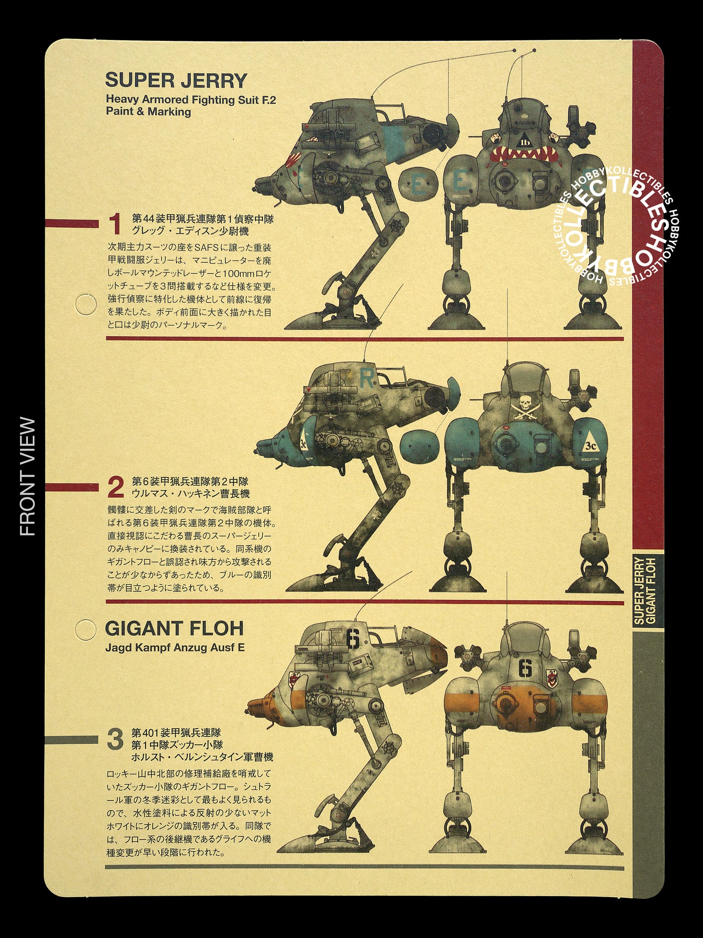 Ma.K Wave SF3D 1/20 Super Jerry F.2 Gigant Floh Model Kit