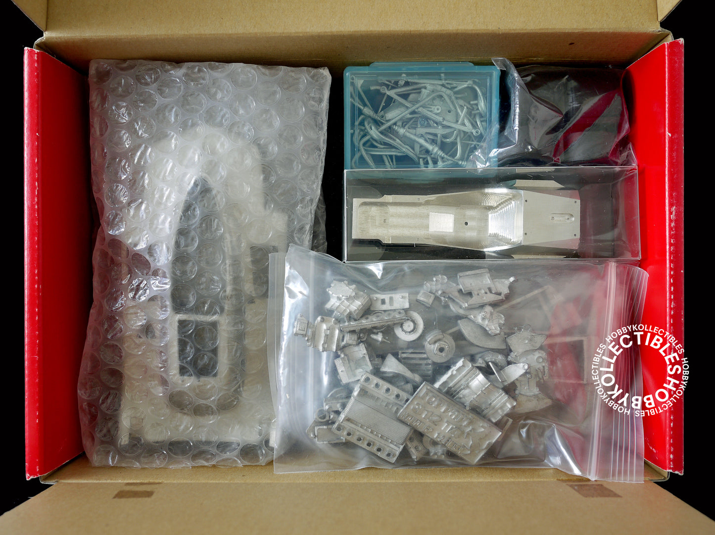 (SOLD in eBay) MFH Model Factory Hiro 1/20 Ferrari 312T4 Italian GP 2 x Body Metal Kit (MISSING 2 PARTS)