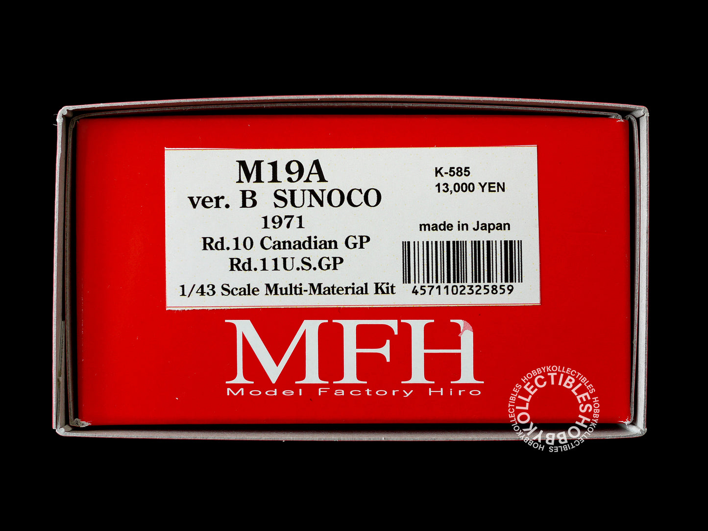 MFH 1/43 McLaren M19A Sunoco F1 Racing Model Kit Ver.B K-585