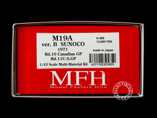 MFH 1/43 McLaren M19A Sunoco F1 Racing Model Kit Ver.B K-585