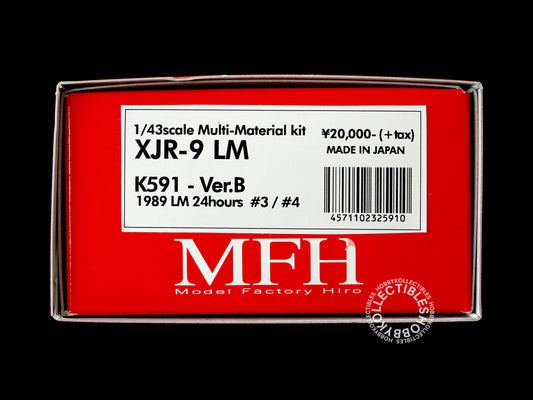 MFH 1/43 XJR-9 LM Racing Ver.B 1989 #3/#4 Model Kit K-591
