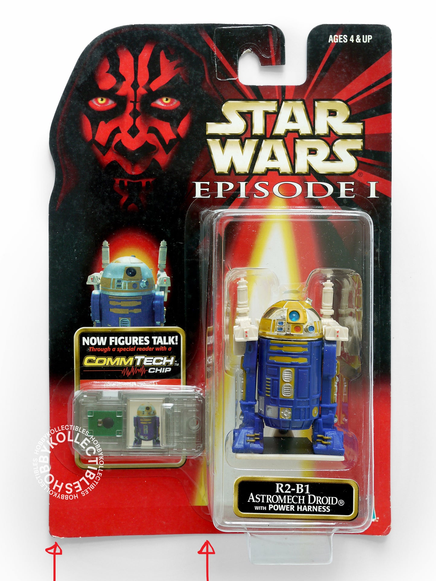 Lot (B) of 10 Star Wars Kenner Hasbro C-3PO R2-B1 IG-88 Death Star Droid Action Figures