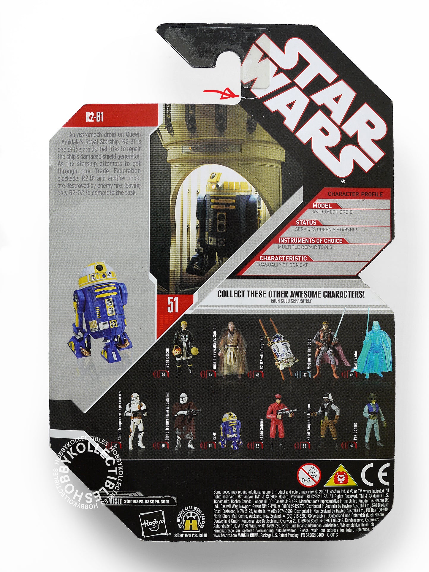 Lot (A) of 10 Kenner Hasbro Star War Action Figures- C-3PO R2-D2 R2-B1 SandTrooper Vader Luke