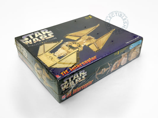 AMT Vintage Star Wars Tie Interceptor Gold Tone Limited Ed. Model Kit