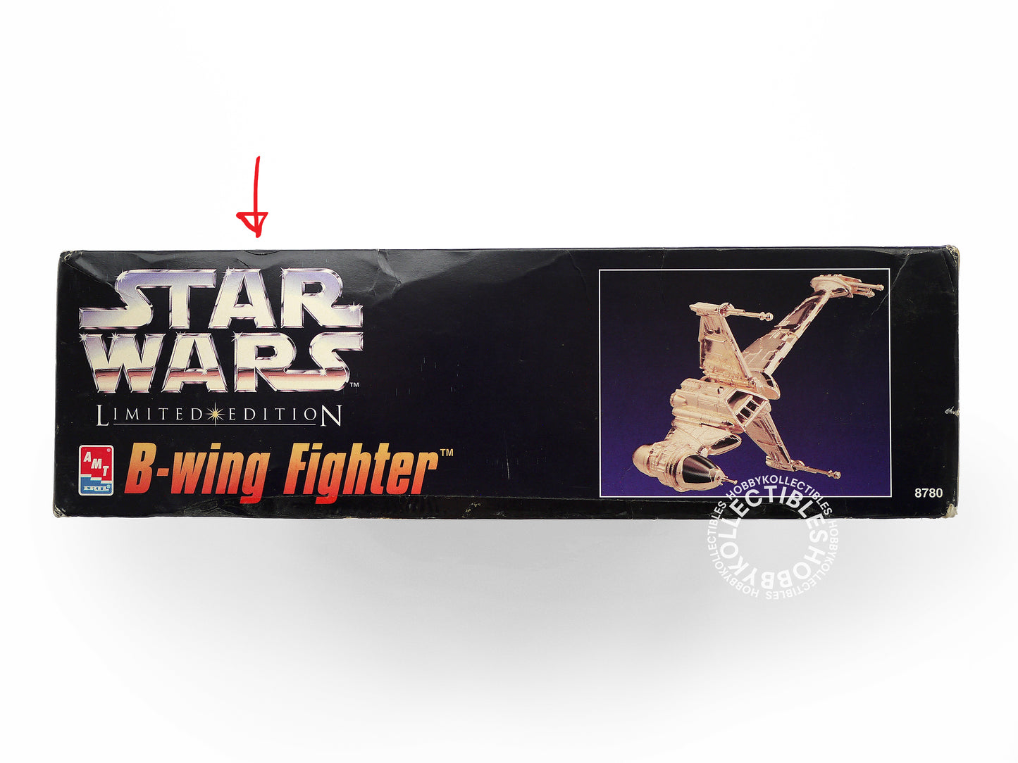 AMT ERTL Star Wars B-Wing Fighter Gold Tone Limited Ed. Model Kit