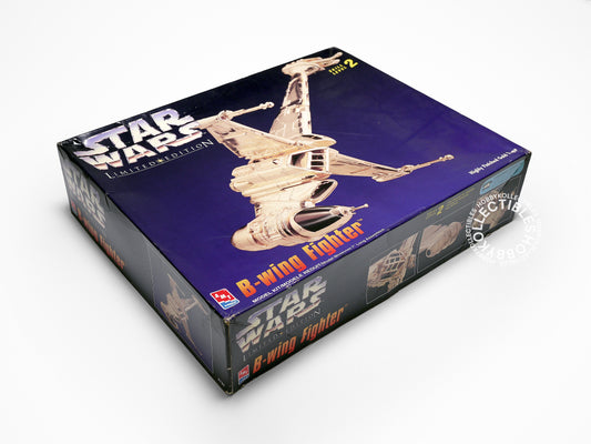 AMT ERTL Star Wars B-Wing Fighter Gold Tone Limited Ed. Model Kit