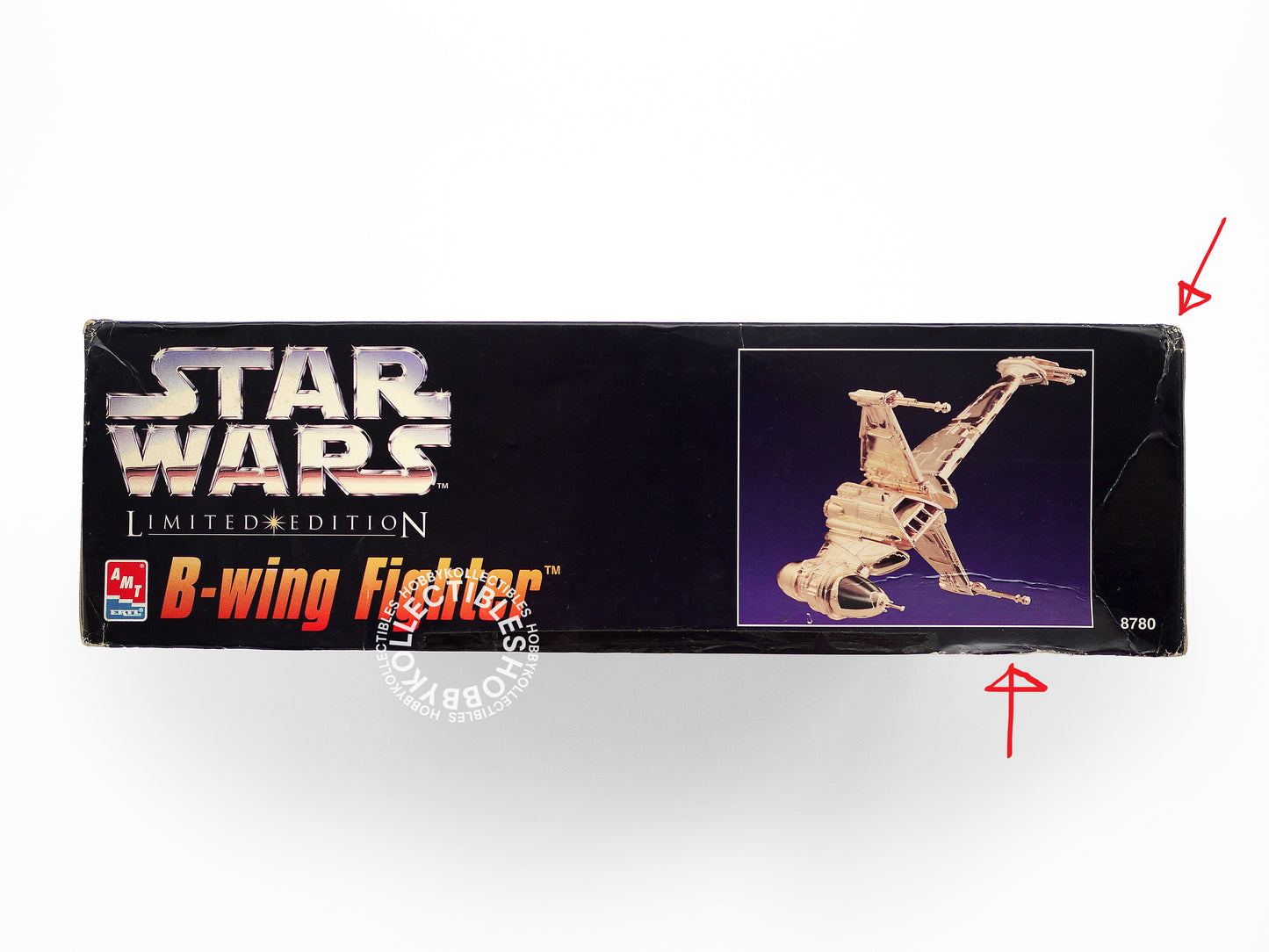 AMT ERTL Star Wars B-Wing Fighter Gold Tone Limited Ed. Model Kit