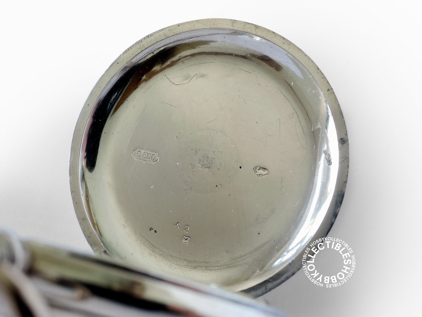 Elgin Silver Open Face Fancy Dial Lever Pocket Watch(RE-CASE)