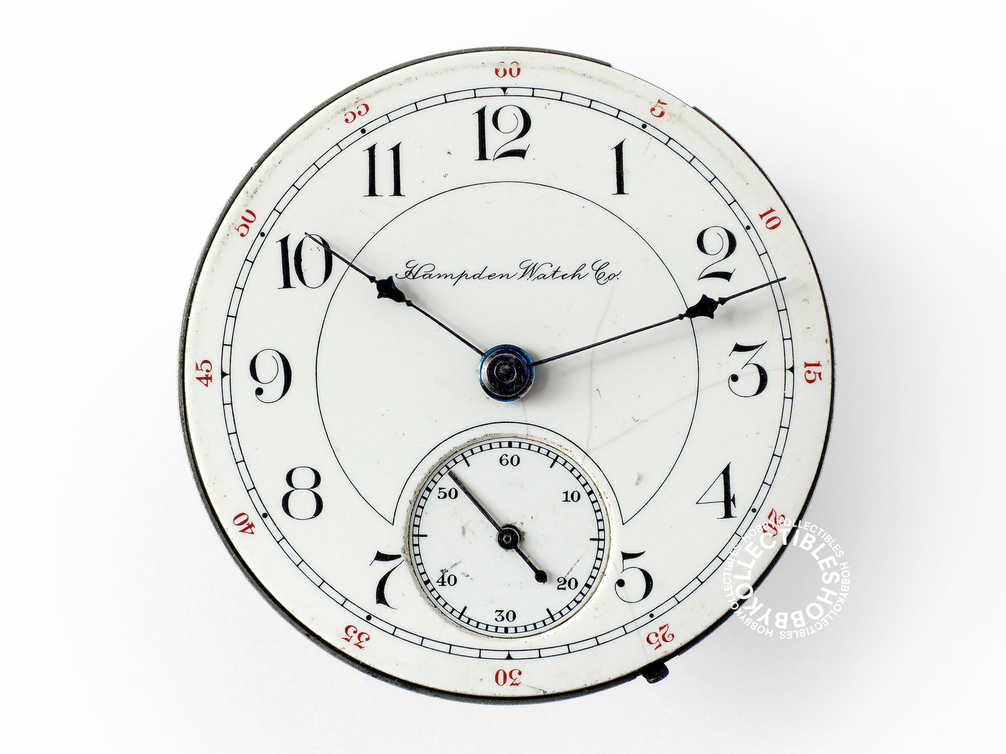 (SOLD in eBay) American Hampden Nickel Open Face Lever Pocket Watch Re-Case