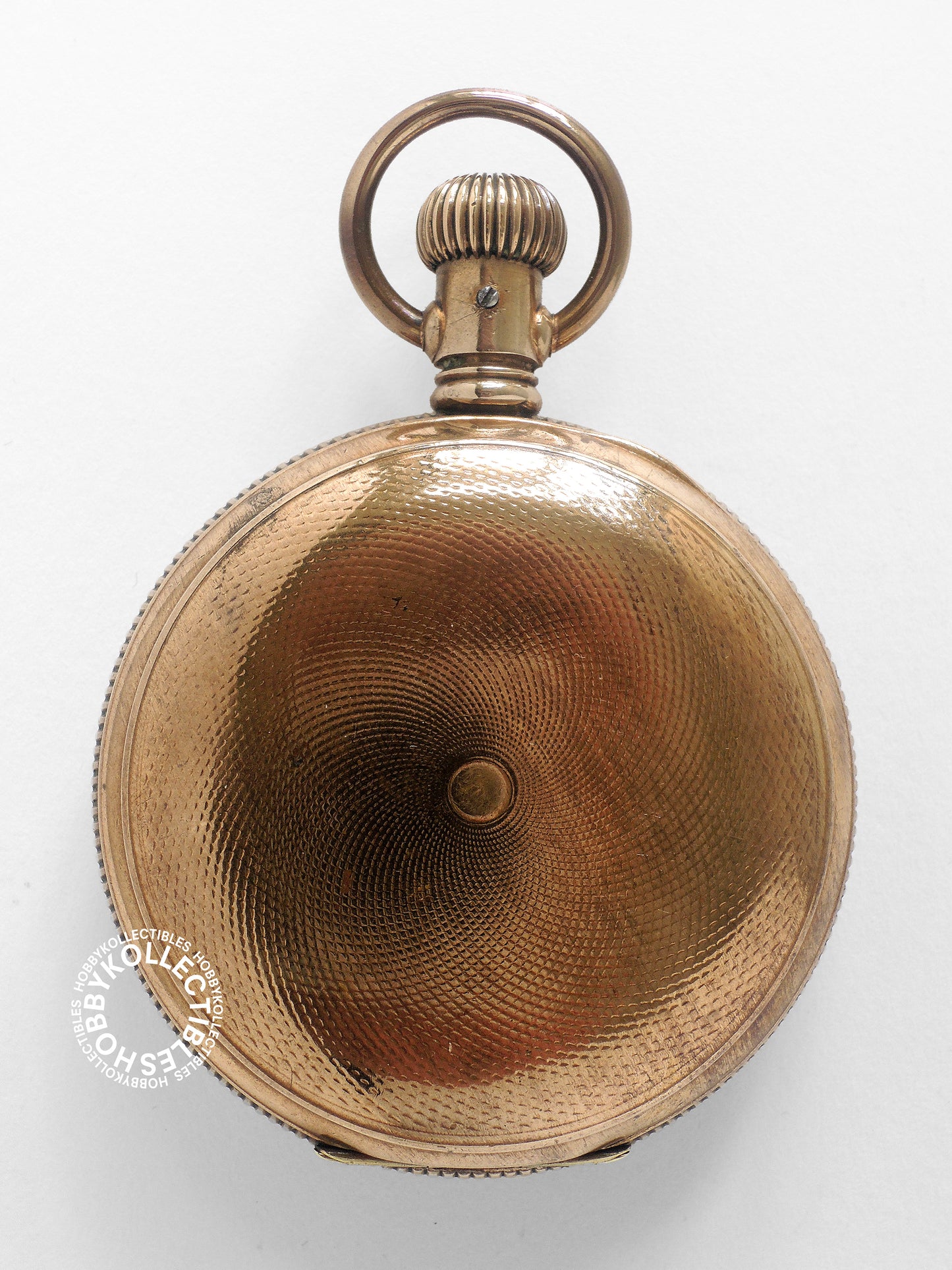 New York Standard Gold Plated Hunting Lever Pocket Watch