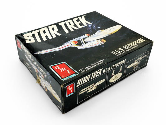 AMT/ERTL Star Trek 18" Long U.S.S. Enterprise #6676 Damaged Decals SOLD-AS-IS