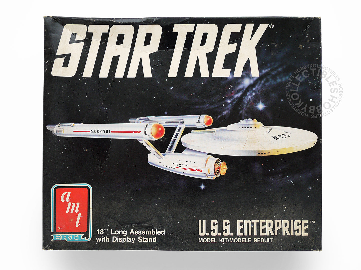 AMT/ERTL Star Trek 18" Long U.S.S. Enterprise #6676 Damaged Decals SOLD-AS-IS