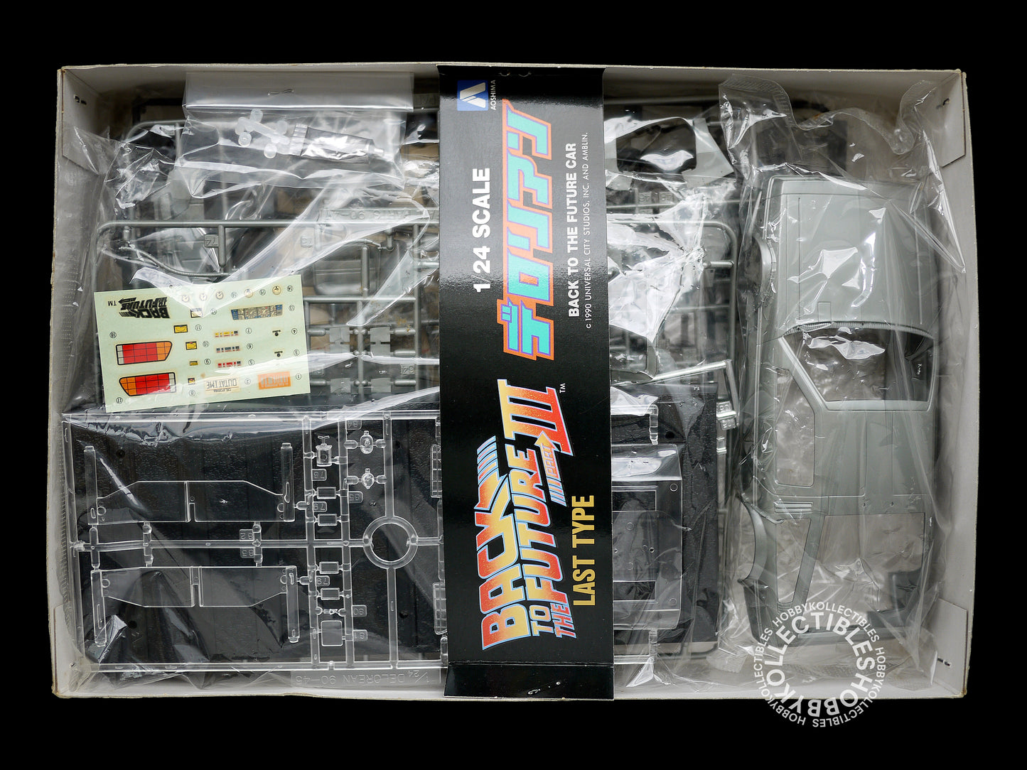 Aoshima 1/24 Back to the Future Car Part III Last Type Doc Brown’s DeLorean Plastic Model Kit