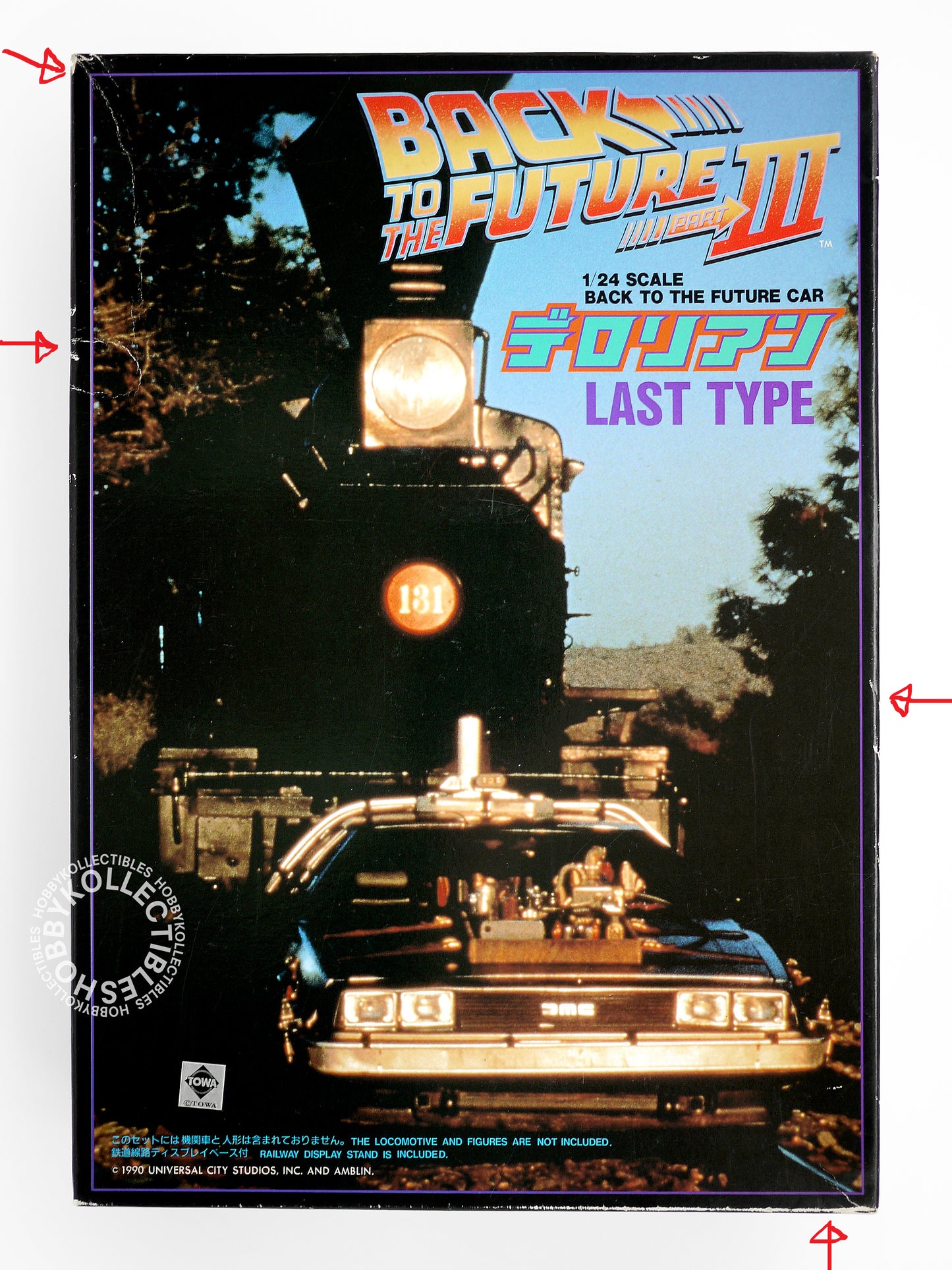 Aoshima 1/24 Back to the Future Car Part III Last Type Doc Brown’s DeLorean Plastic Model Kit