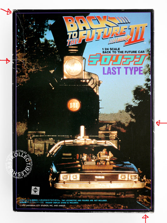 Aoshima 1/24 Back to the Future Car Part III Last Type Doc Brown’s DeLorean Plastic Model Kit