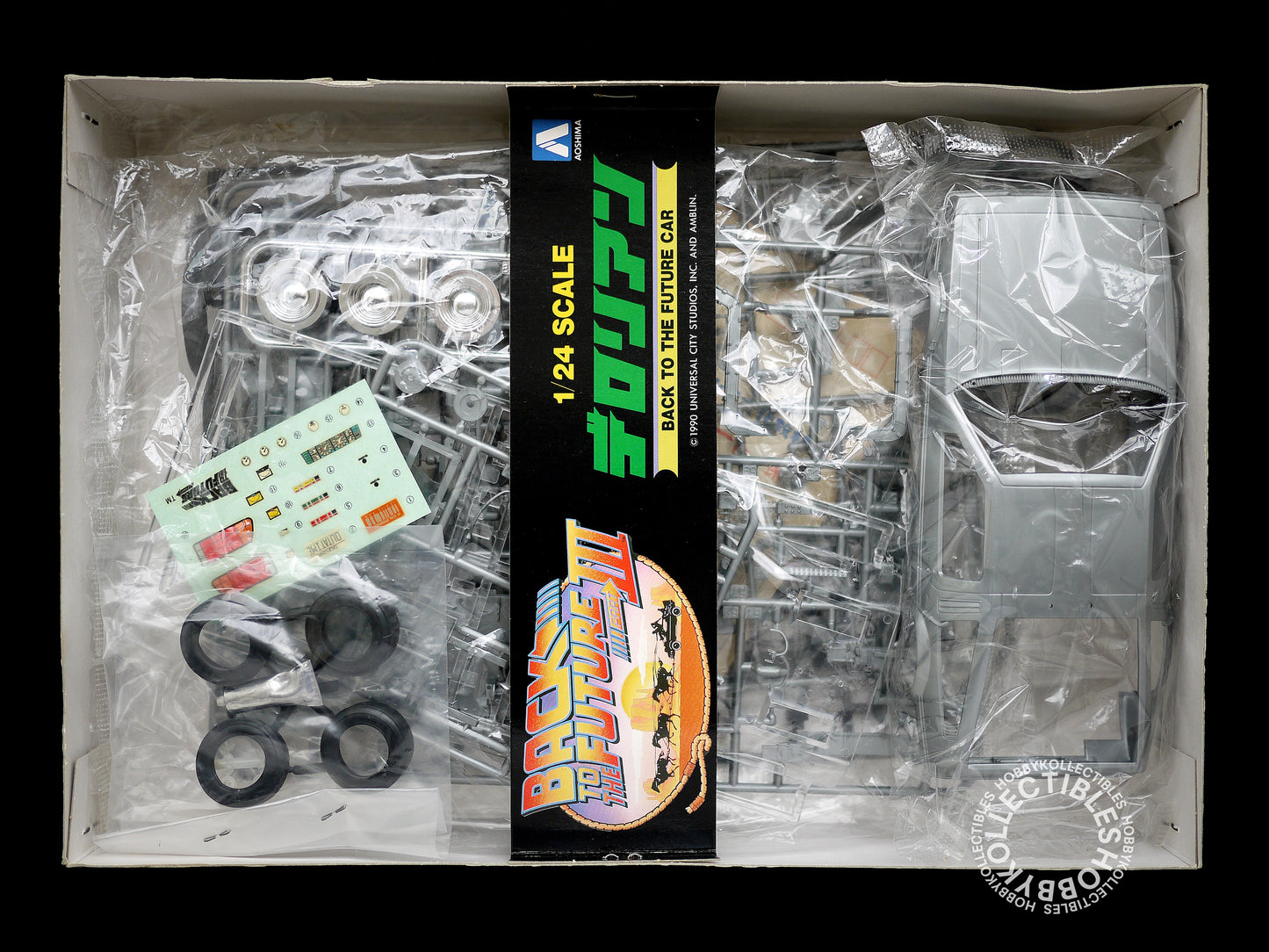 Aoshima 1/24 Back to the Future Car Part III Type Doc Brown’s DeLorean Plastic Model Kit