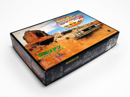 Aoshima 1/24 Back to the Future Car Part III Type Doc Brown’s DeLorean Plastic Model Kit
