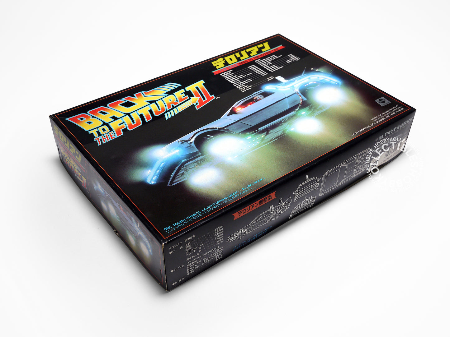 Aoshima 1/24 Back to the Future Car Part II Type Doc Brown’s DeLorean Plastic Model Kit