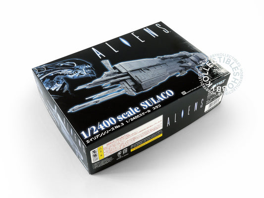 Aoshima Vintage 1/2400 Aliens Sulaco Model Kit Rebox Halcyon
