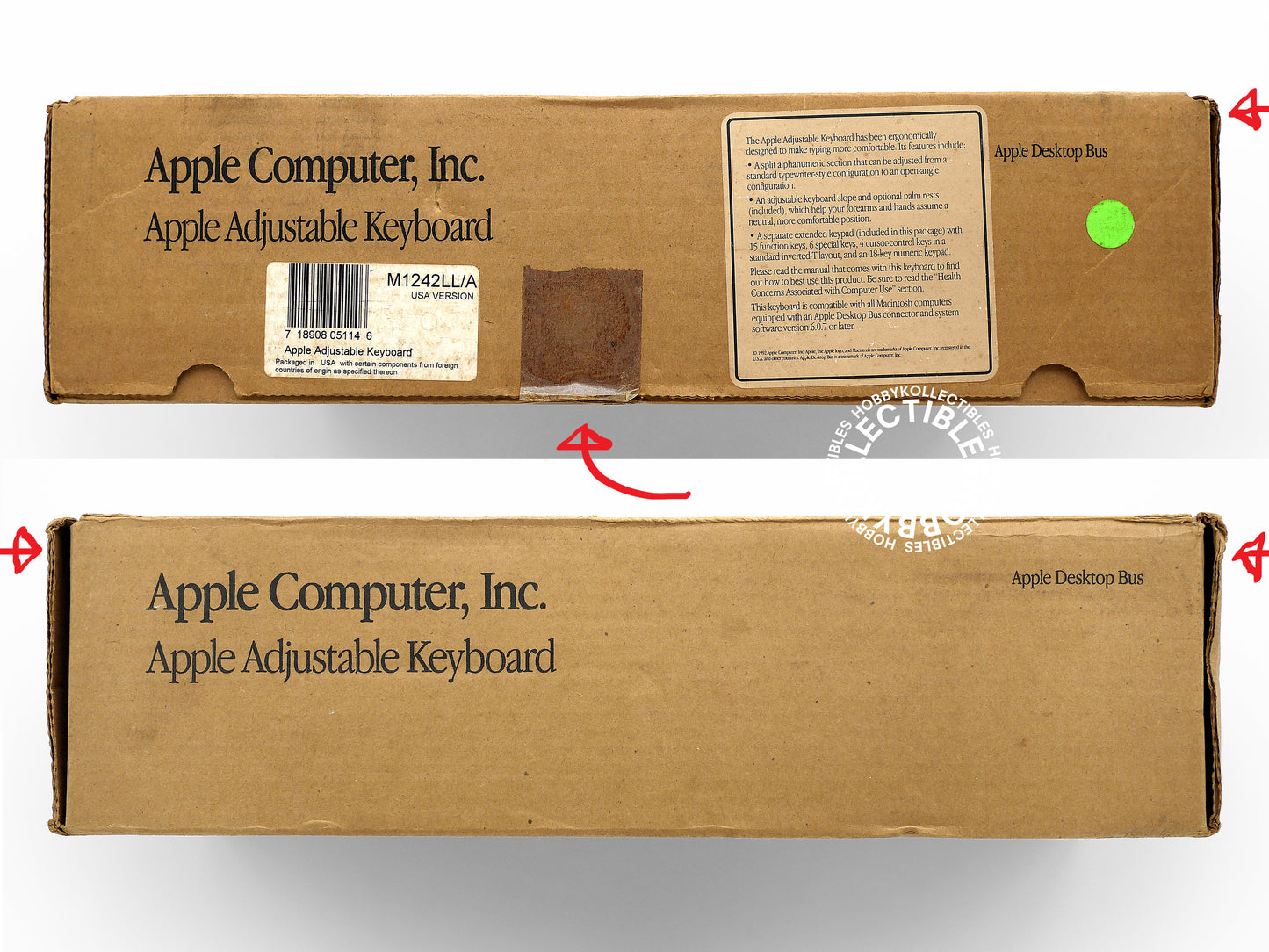 Apple Vintage Apple Adjustable Keyboard Boxed M1242LL/A