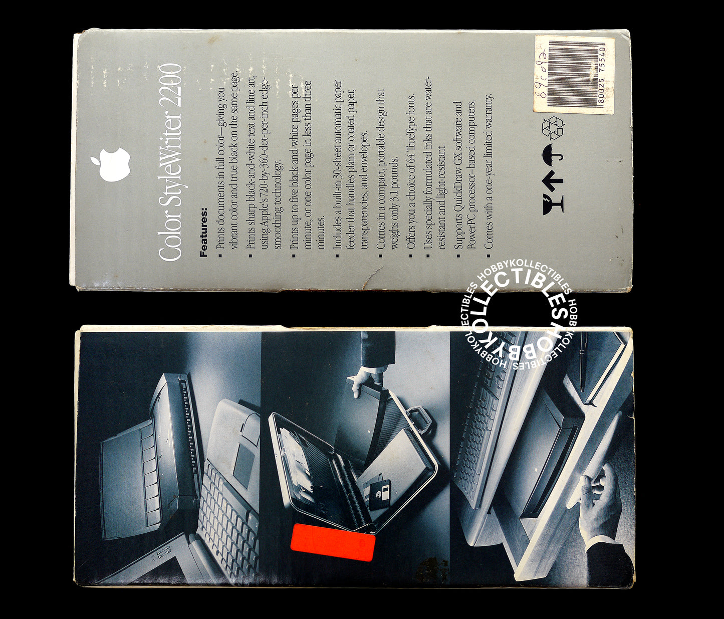 Apple Vintage Portable Color StyleWriter 2200 Inkjet Printer M3775FE/A Rare