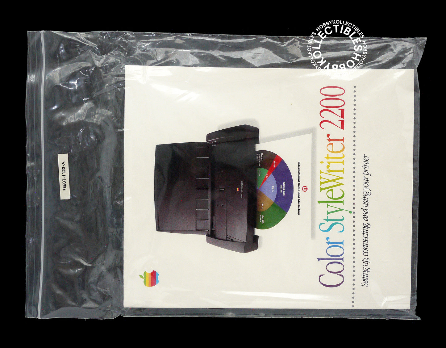 Apple Vintage Portable Color StyleWriter 2200 Inkjet Printer M3775FE/A Rare