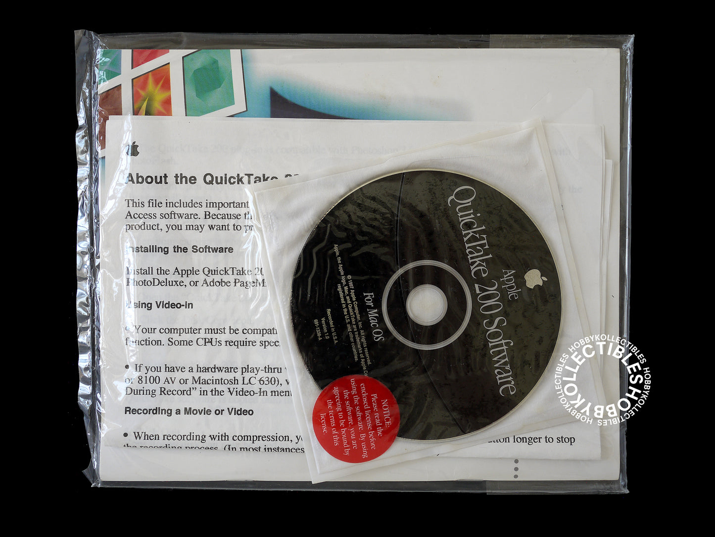 (SOLD) Apple Vintage QuickTake 200 Digital Camera Boxed NOT WORKING / MISSING MANUAL