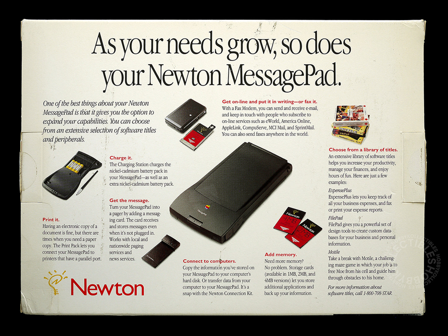 Apple Vintage Newton MessagePad 120 Rare w/Box H0142LL/A Screen Issue Need Repair