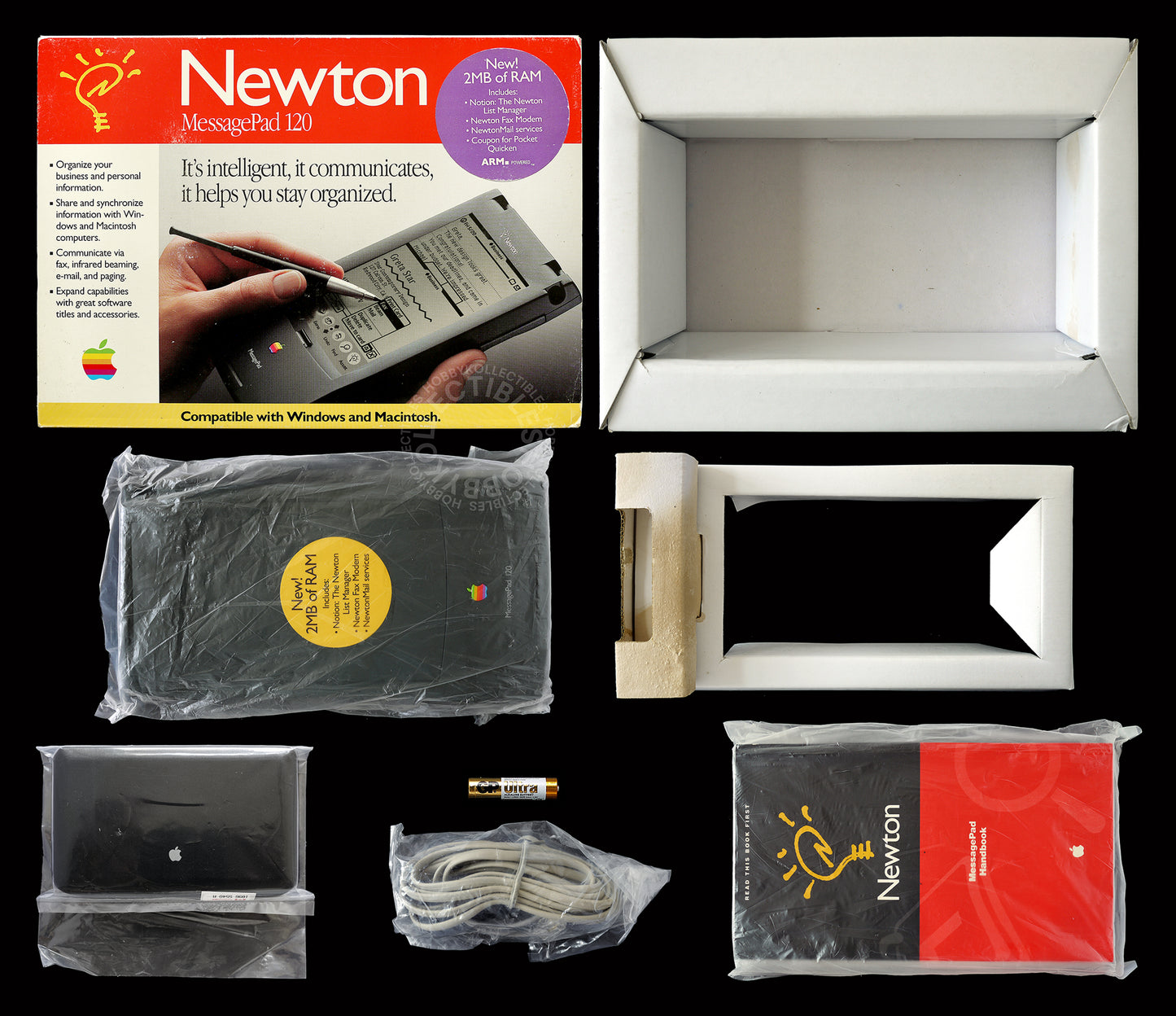 Apple Vintage Newton MessagePad 120 Rare w/Box H0142LL/A Screen Issue Need Repair