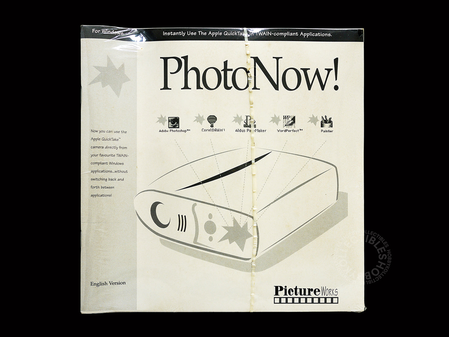 Apple Vintage QuickTake 150 Digital Camera w/ Full Packaging & Box (NOT WORKING)