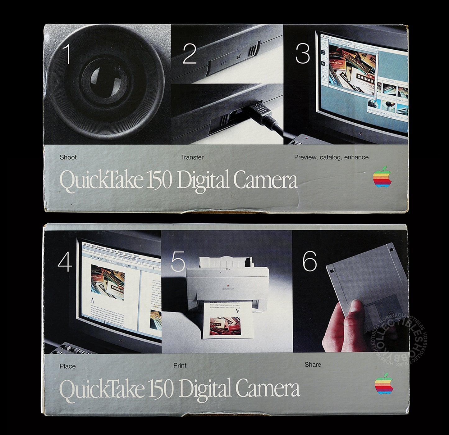 Apple Vintage QuickTake 150 Digital Camera w/ Full Packaging & Box (NOT WORKING)
