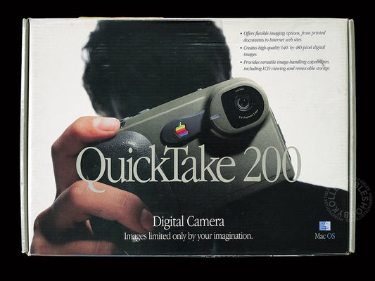 Apple Vintage QuickTake 200 Digital Camera Full Set Boxed (NOT WORKING)