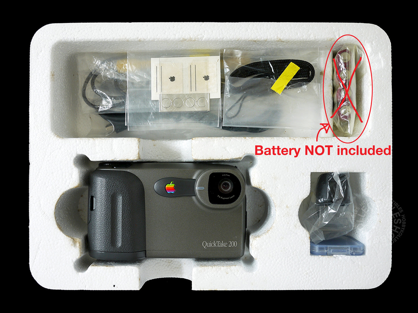 Apple Vintage QuickTake 200 Digital Camera Full Set Boxed (NOT WORKING)