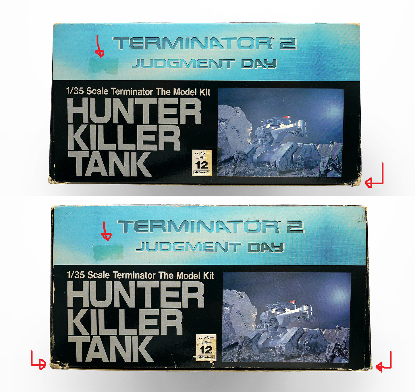 ArgoNauts Vintage 1/35 Terminator Hunter Killer Tank Model Kit