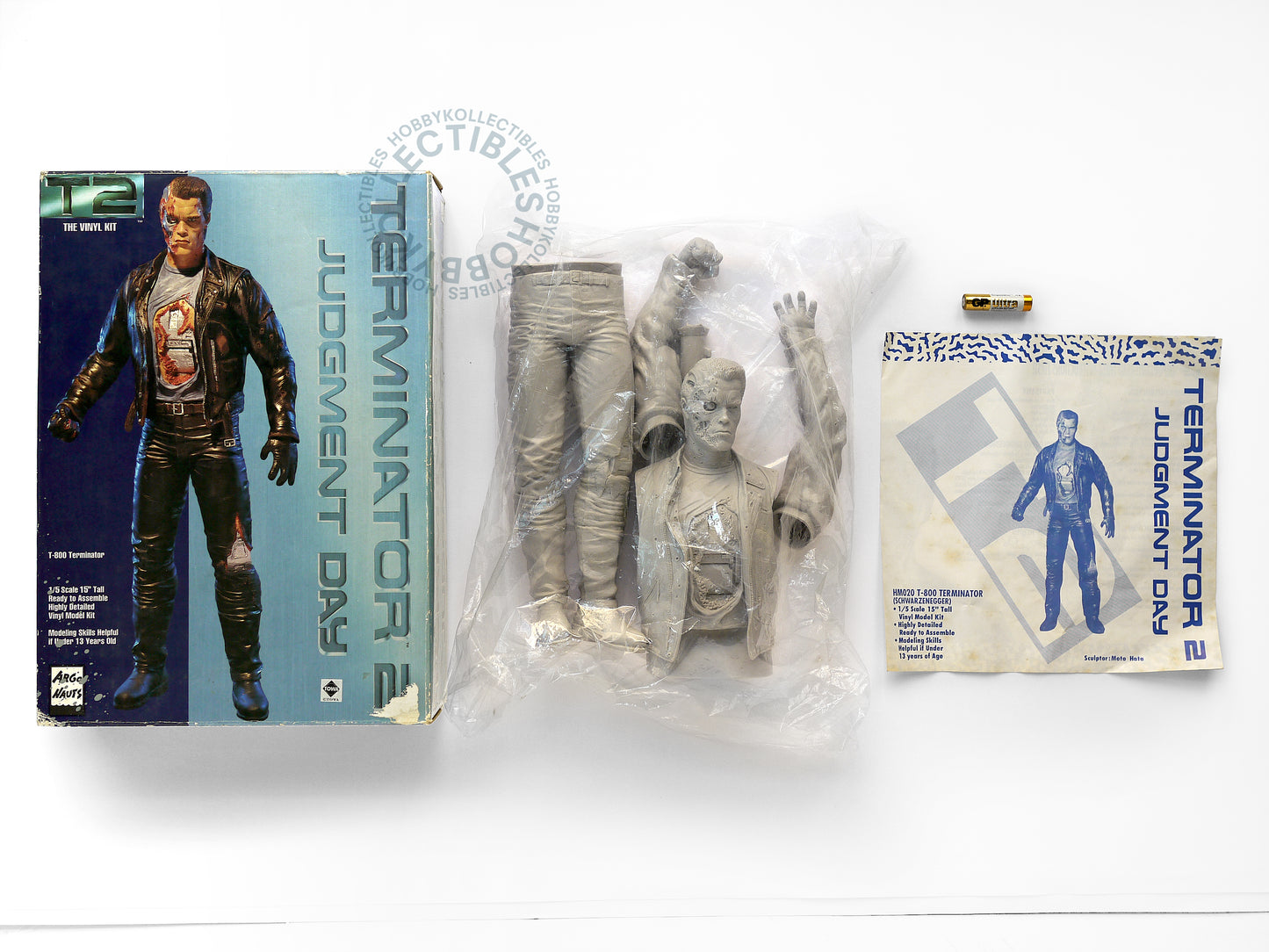 ArgoNauts Vintage 1/5 Terminator T-800 Crush head Vinyl Model Kit