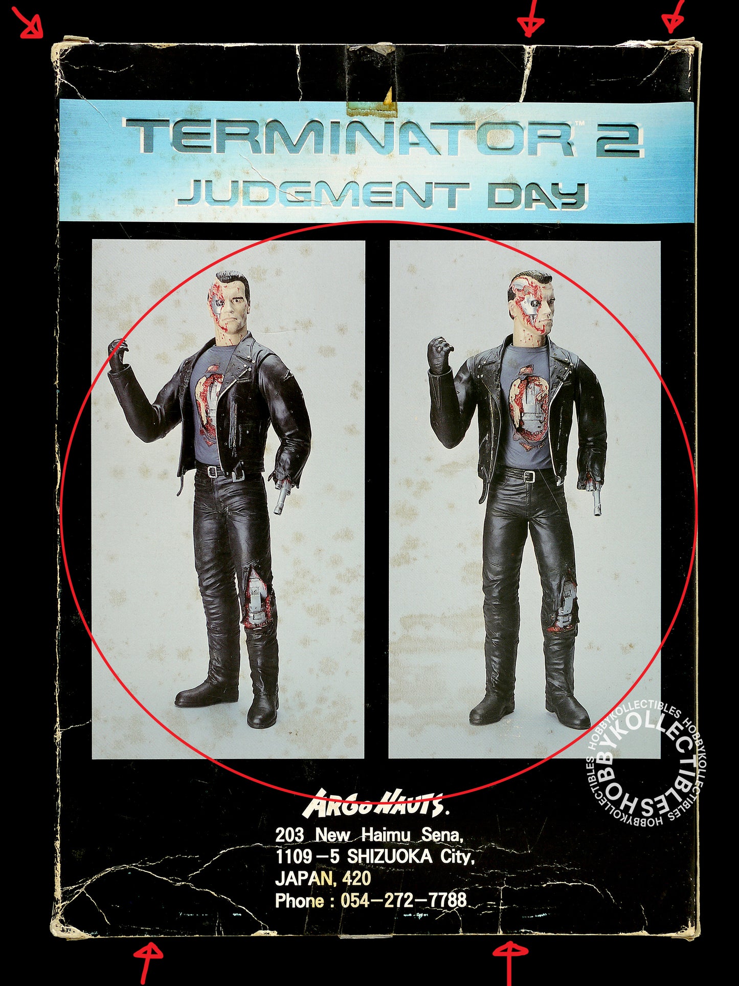 Argonauts 1/4 T-800 Terminator Cyborg Crush Arm Vinyl Metal Model Kit