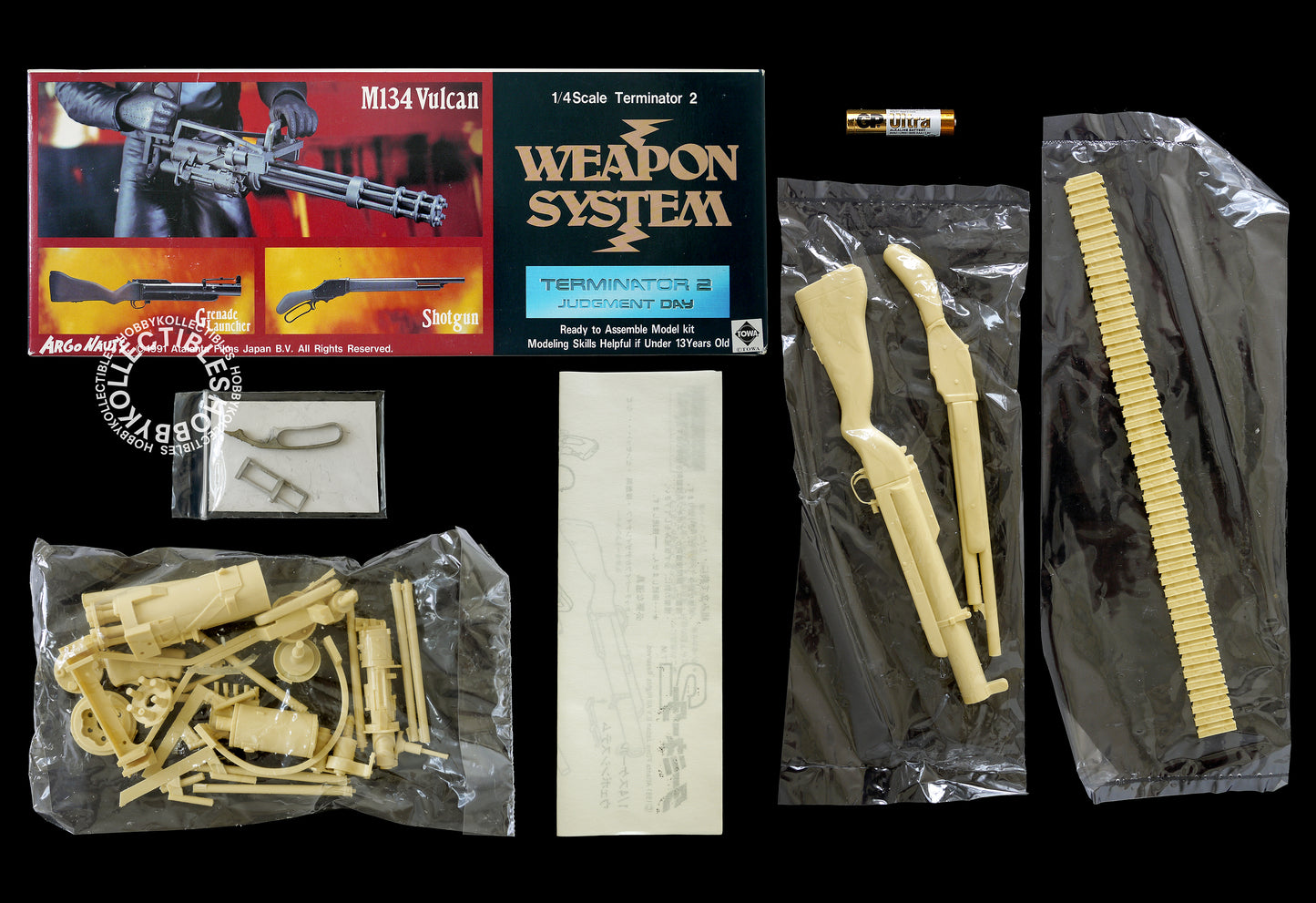 ArgoNauts 1/4 Terminator 2 T-800 Weapon System Resin Model Kit