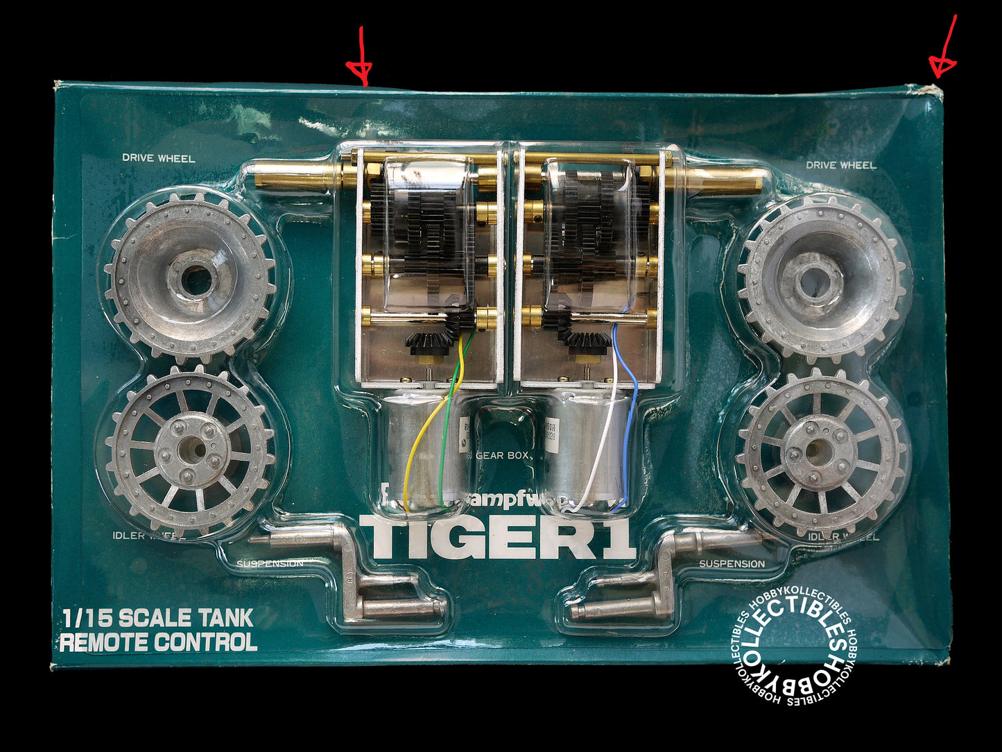Bandai 1/15 Motorised German Tiger I Tank Remote Control Model KIt