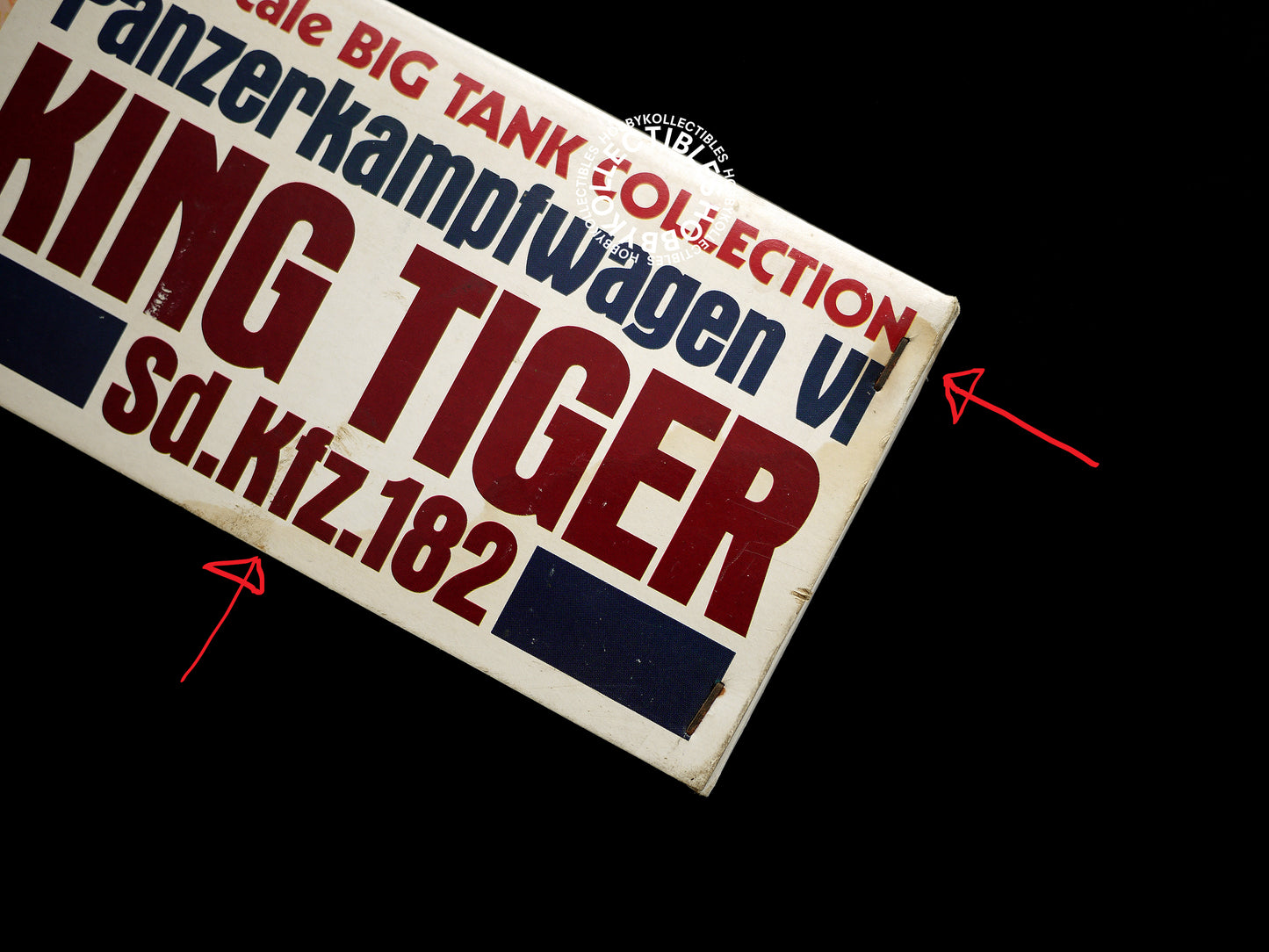 Bandai Vintage 1/24 Motorised King Tiger Remote Tank Model Kit